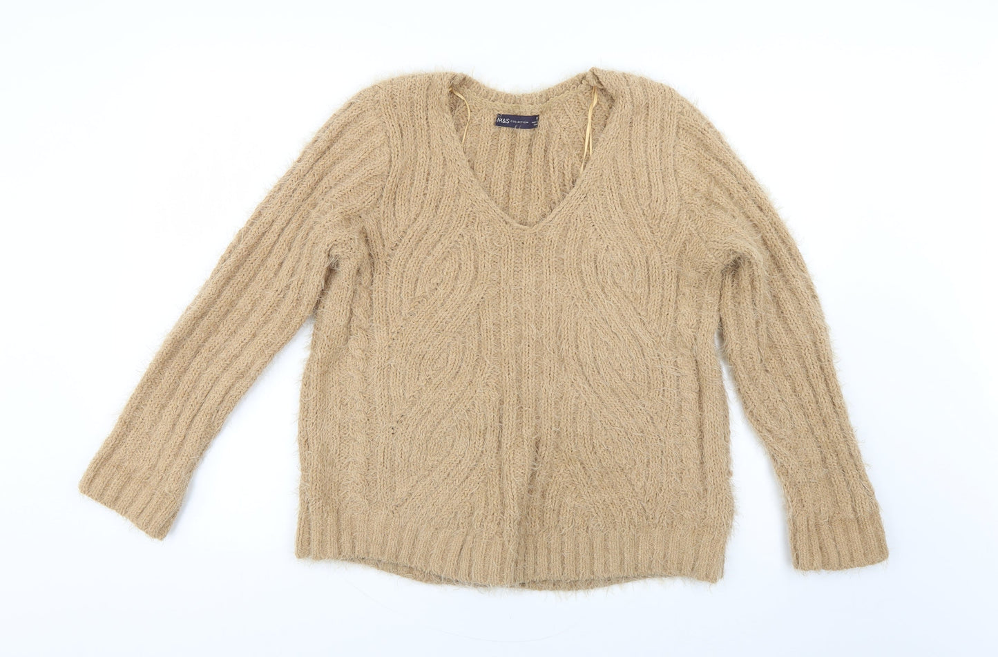 Marks and Spencer Womens Brown   Pullover Jumper Size M
