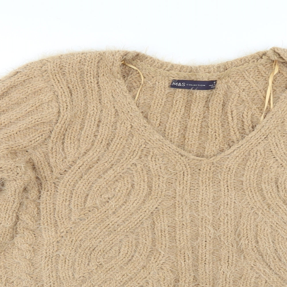 Marks and Spencer Womens Brown   Pullover Jumper Size M