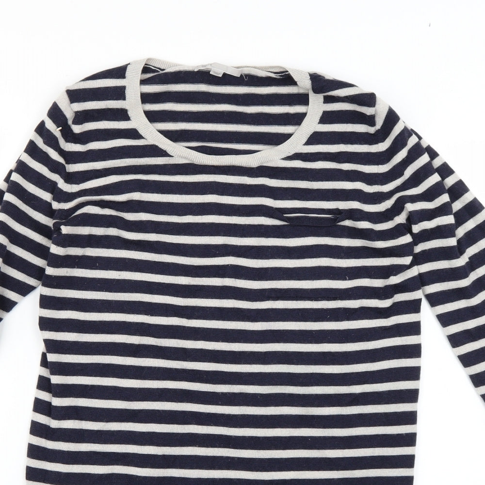 Gap Womens Multicoloured Striped  Jumper Dress  Size M