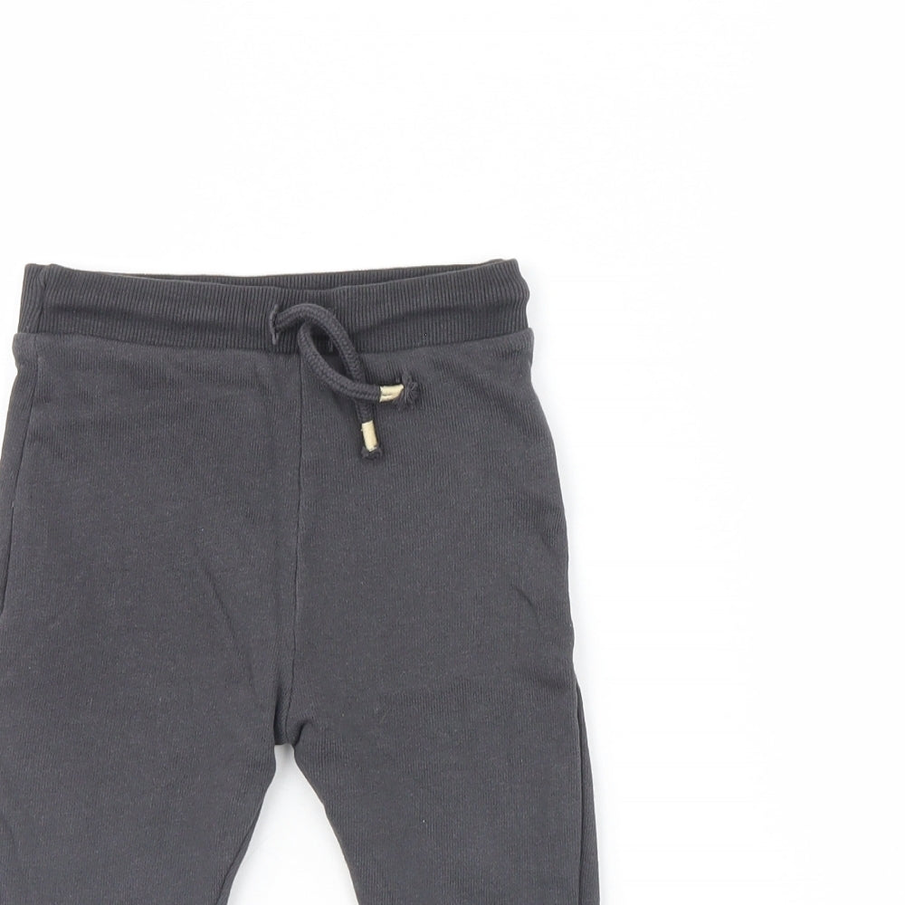 Disney Baby Grey   Jogger Trousers Size 9 Months  - Mickey Mouse