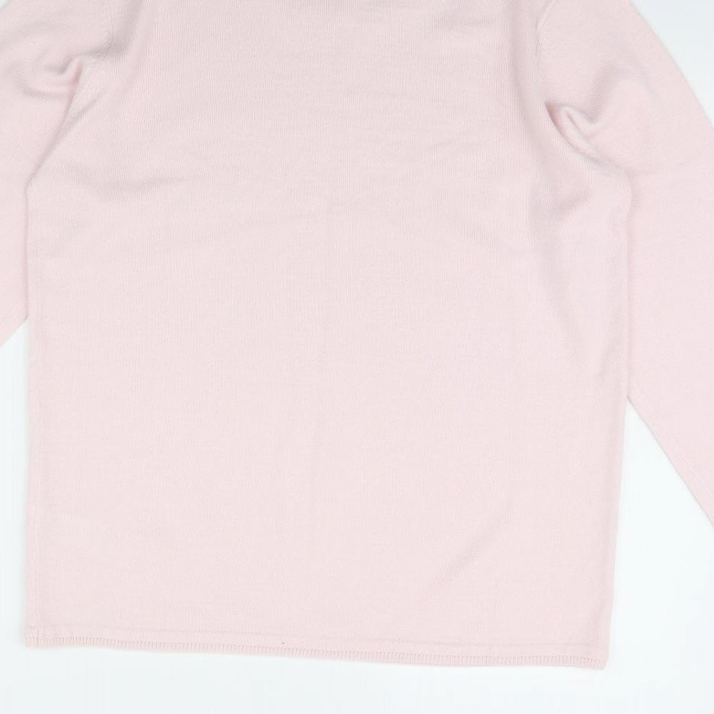 Julipa Womens Pink   Pullover Jumper Size 12