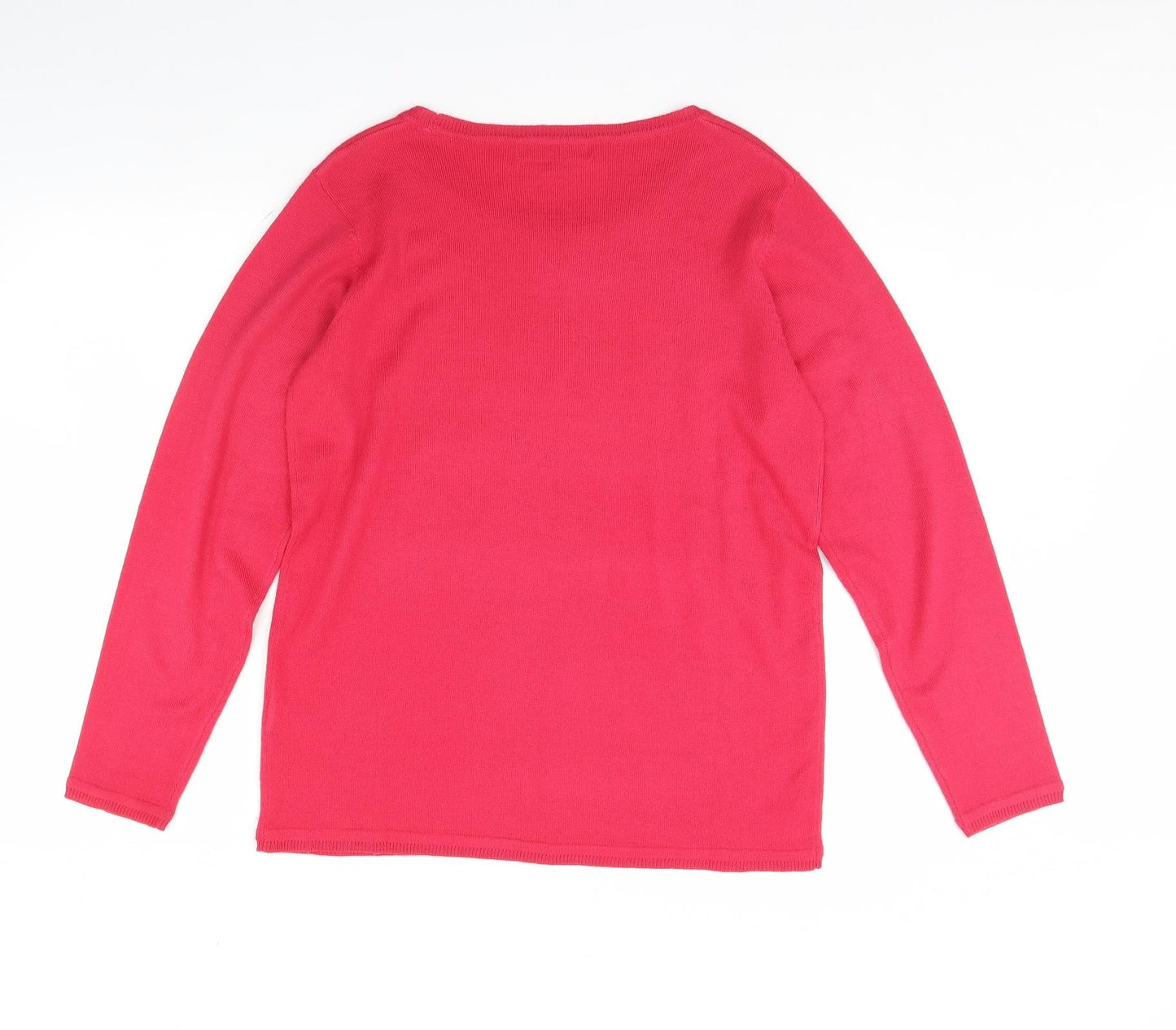 Julipa Womens Pink   Pullover Jumper Size 12