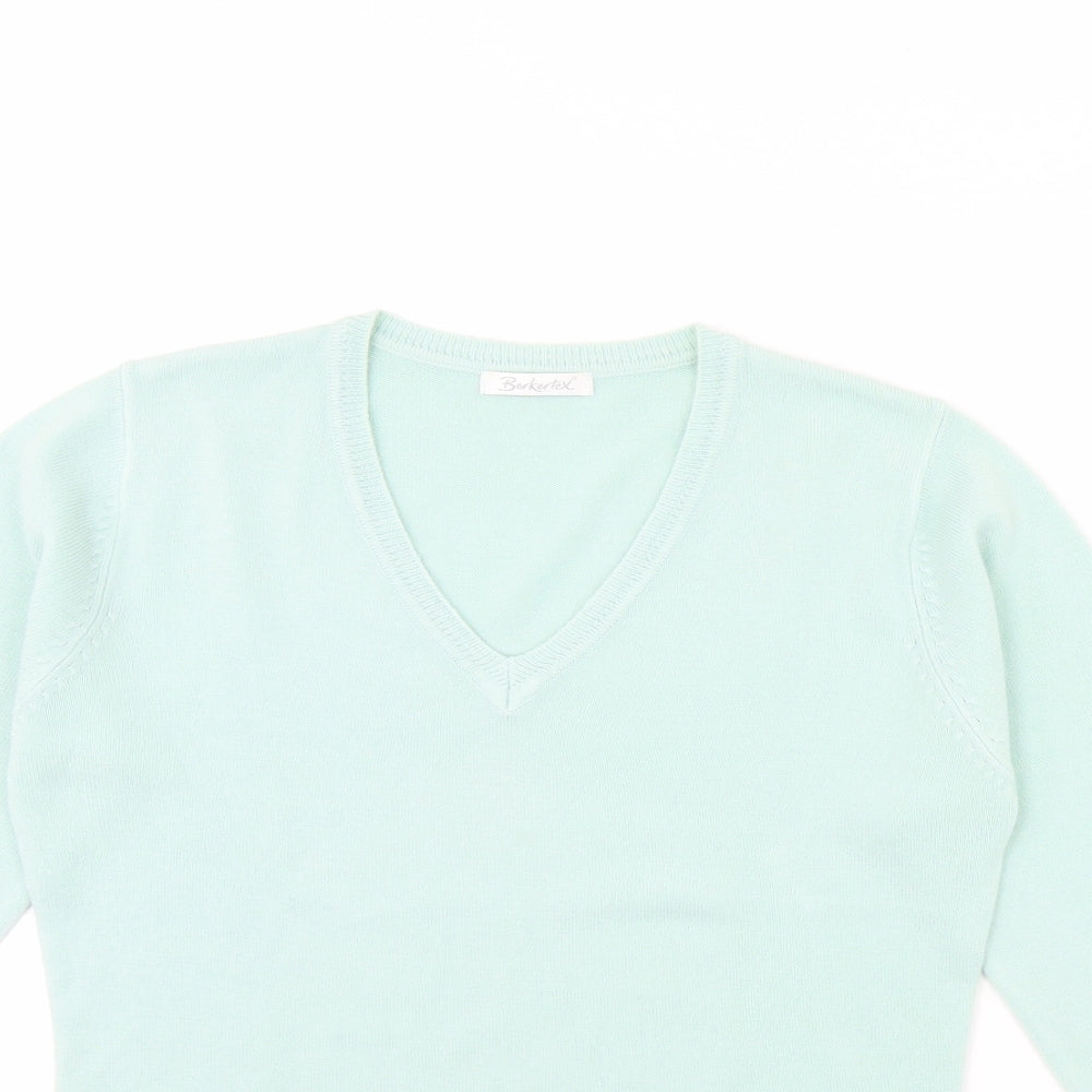 berketex Womens Green   Pullover Jumper Size 12