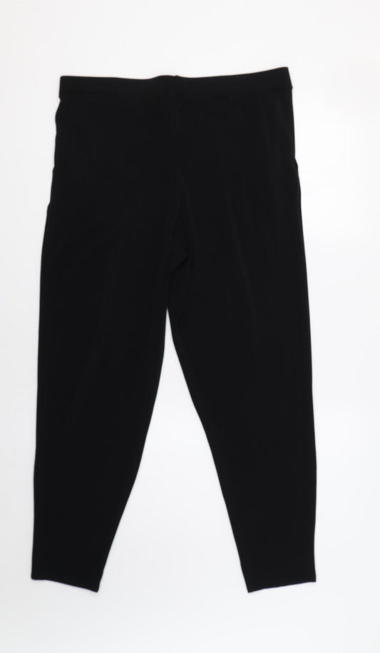 Cmd Womens Black   Jogger Trousers Size 14 L27 in