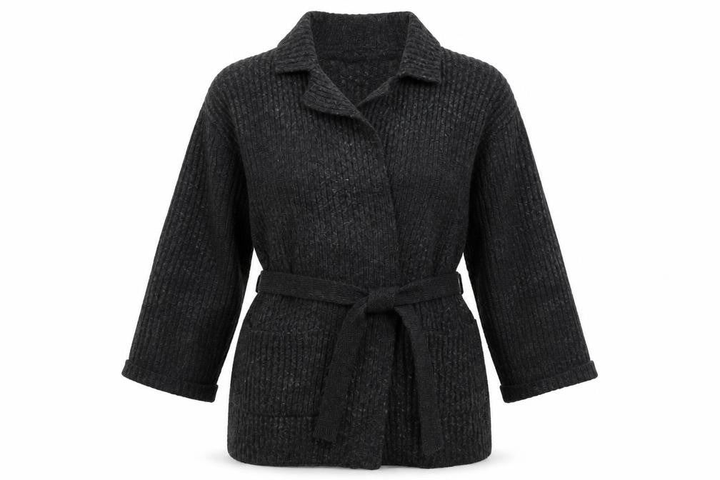 M&S Womens Grey   Cardigan Jumper Size 8