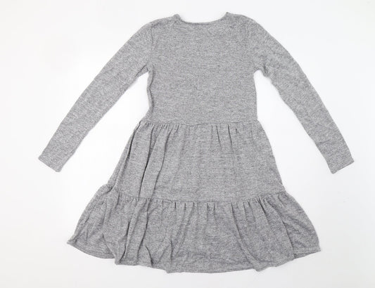 New Look Womens Grey   Jumper Dress  Size 6