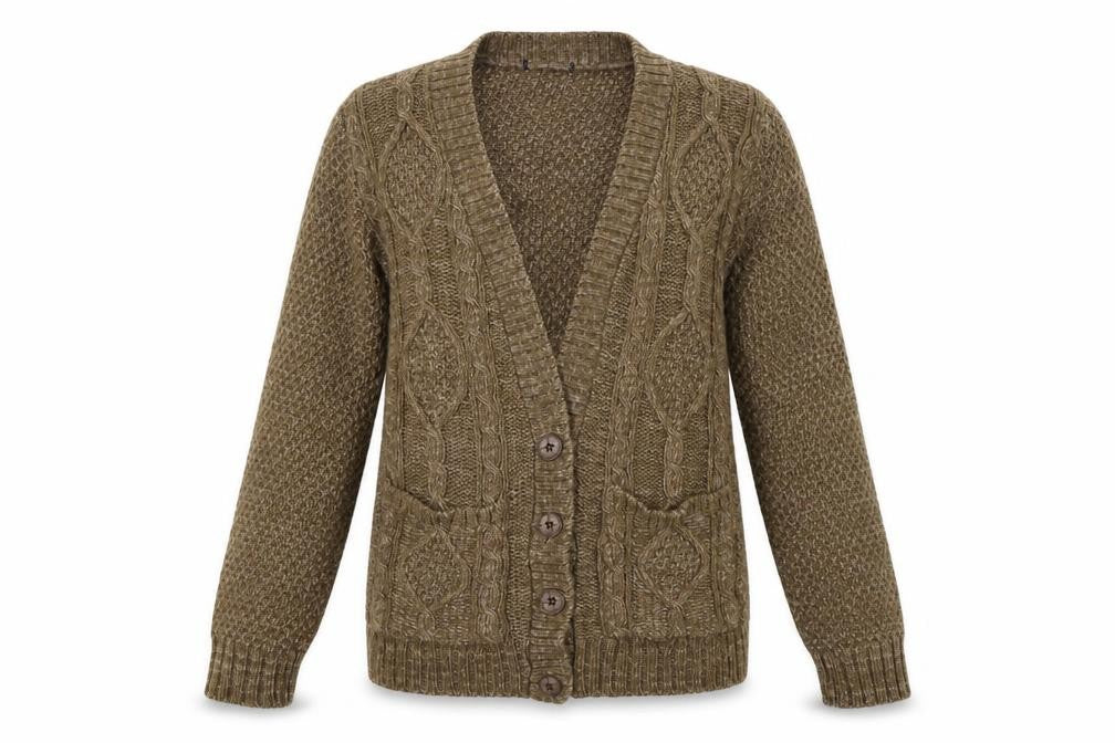 Preworn Womens Brown   Cardigan Jumper Size S