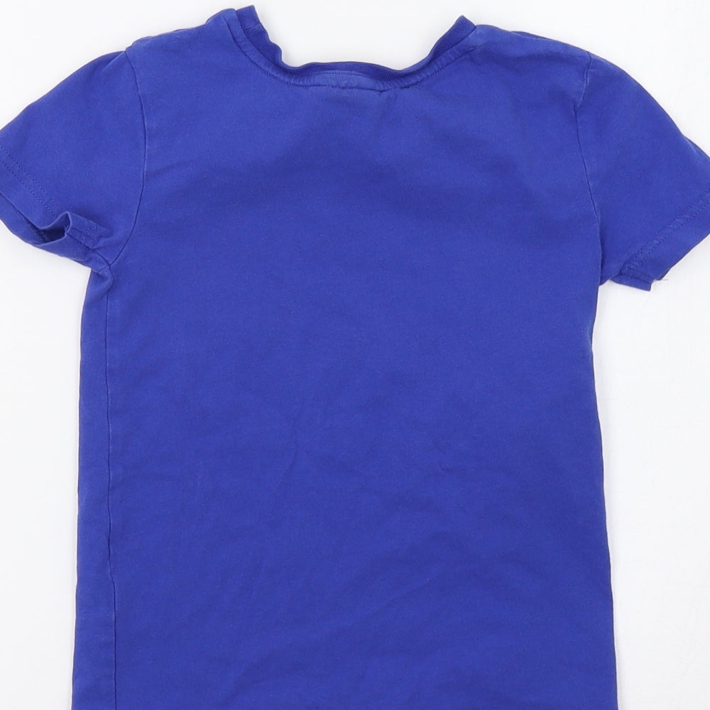 NERF Boys Blue Camouflage  Pullover T-Shirt Size 5-6 Years