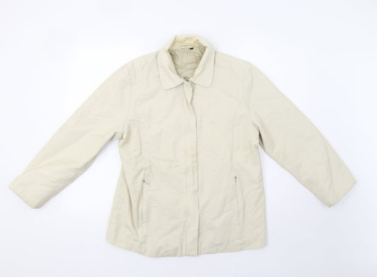 NuAge Womens Beige   Jacket  Size 12