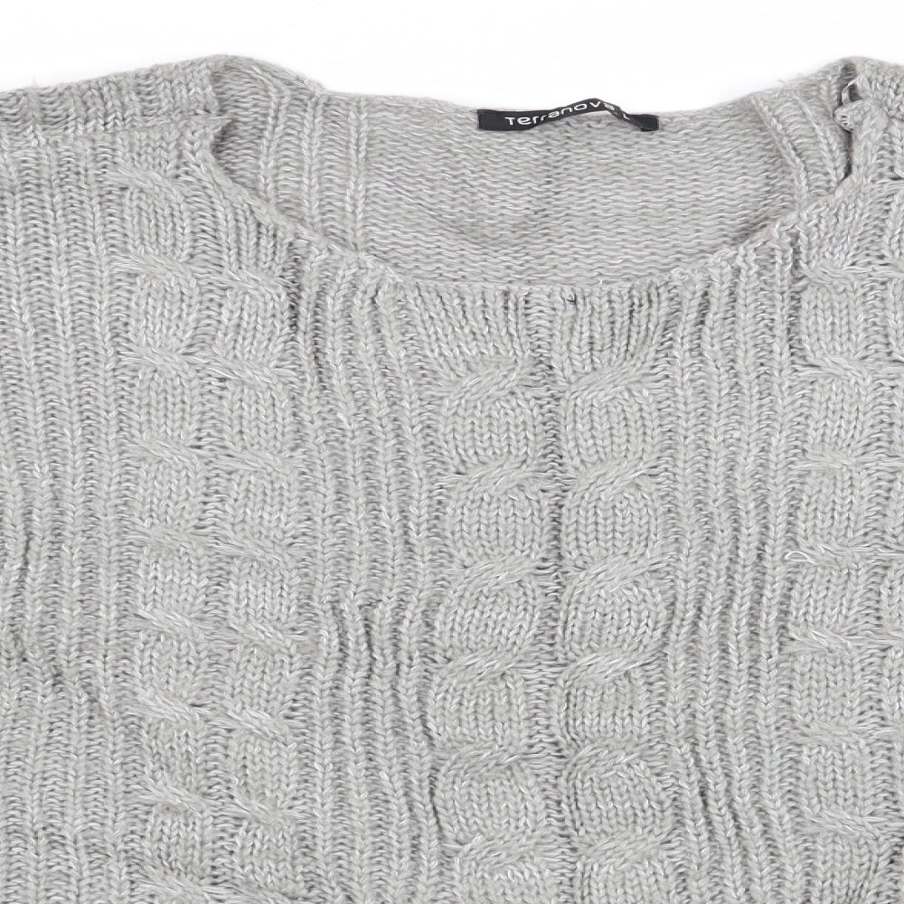 Terranova Womens Grey   Pullover Jumper Size L