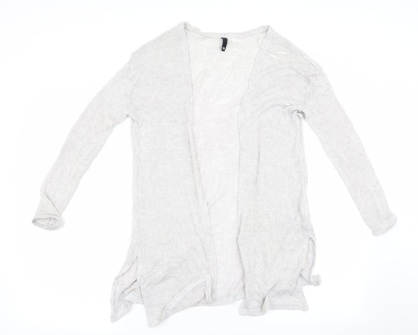 Divided Womens Grey   Cardigan Jumper Size XS  - Longline Cardigan
