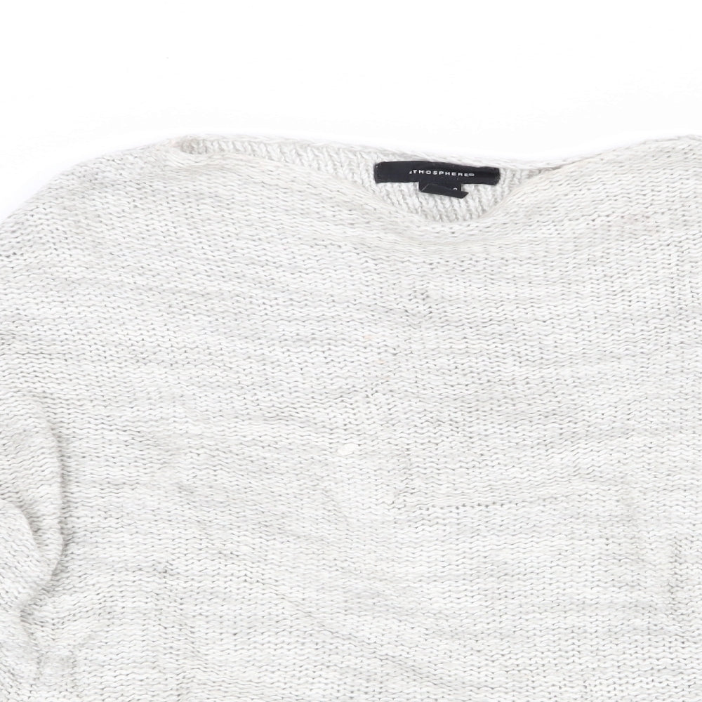 Atmoshpere Womens Grey   Pullover Jumper Size 8