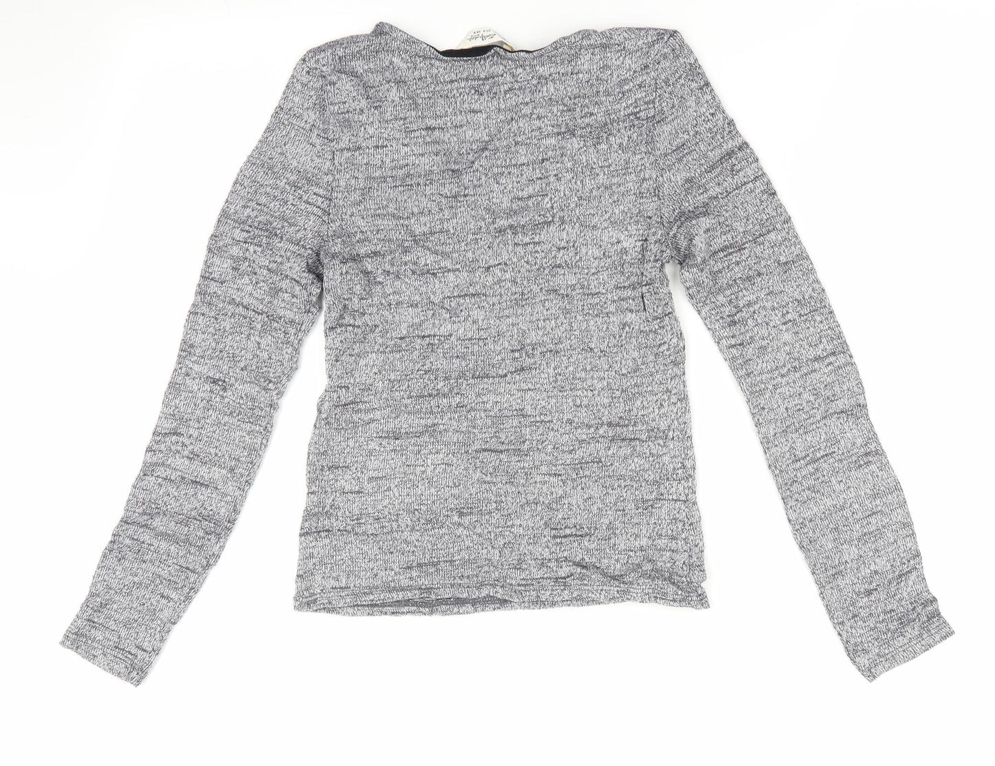 Miss Selfridge Womens Grey   Tunic Jumper Size 8