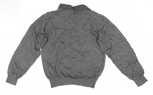 Urban Spirit Mens Grey   Pullover Jumper Size S  - Faux collar