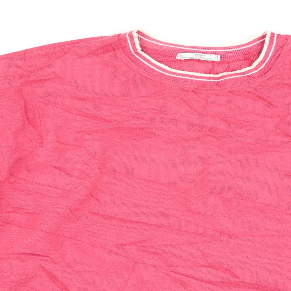 Marks and Spencer Womens Orange   Pullover Jumper Size 12