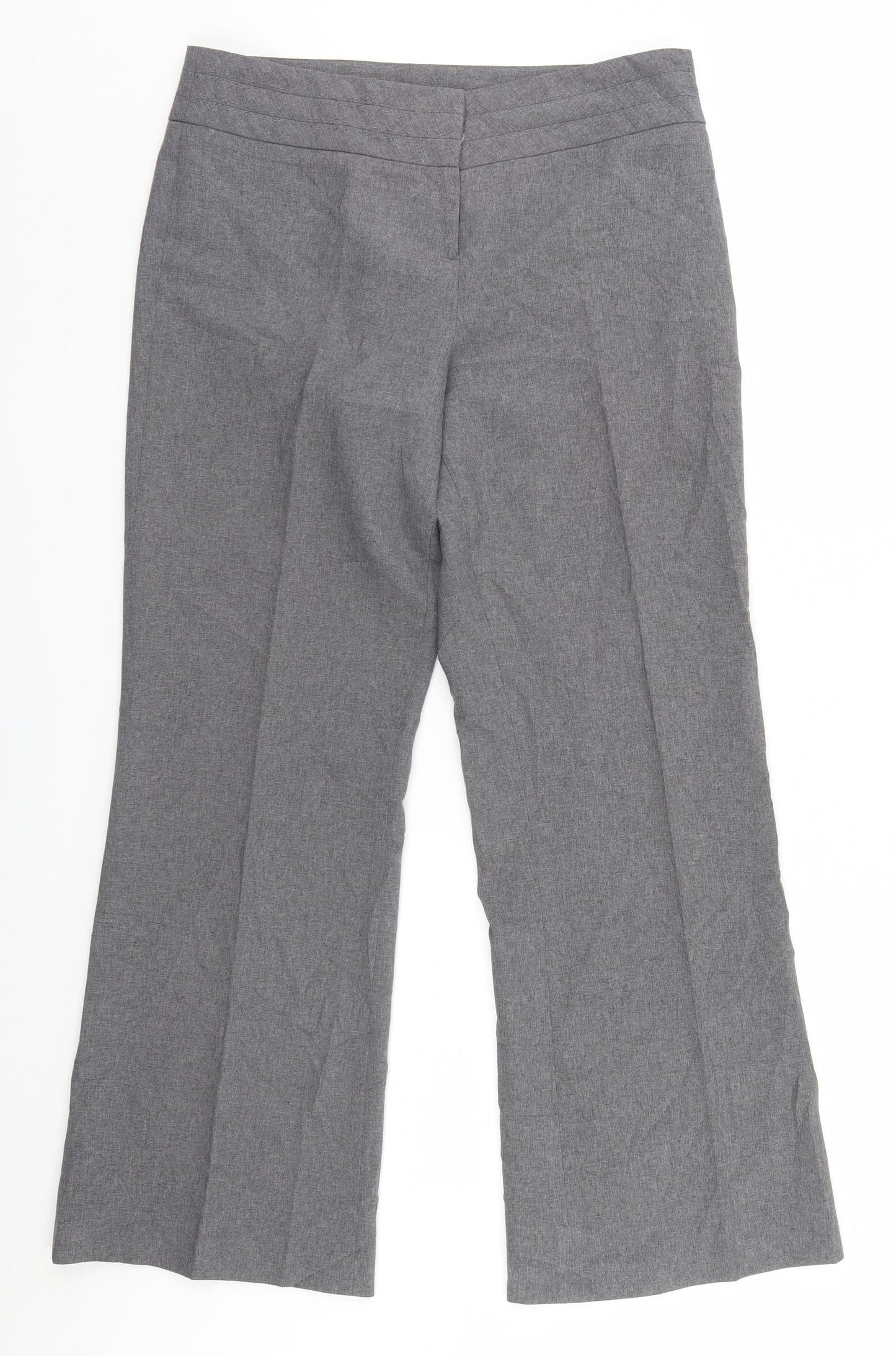 Preworn Womens Grey   Trousers  Size 10 L28 in
