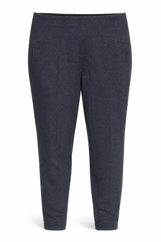 Marks and Spencer Womens Grey Herringbone  Trousers  Size 16 L24 in
