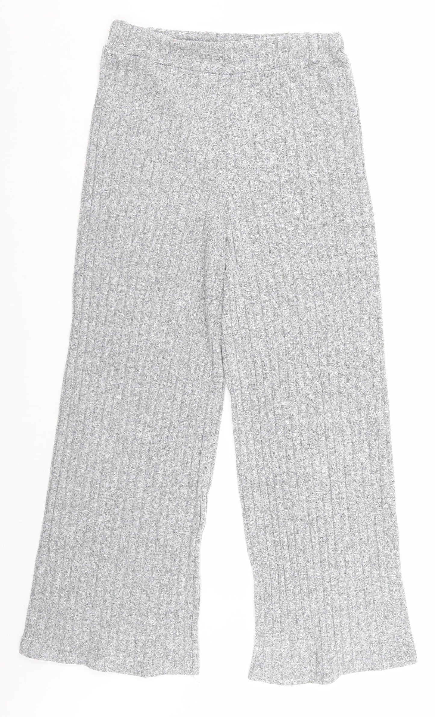 Preworn Womens Grey Striped  Trousers   L26 in