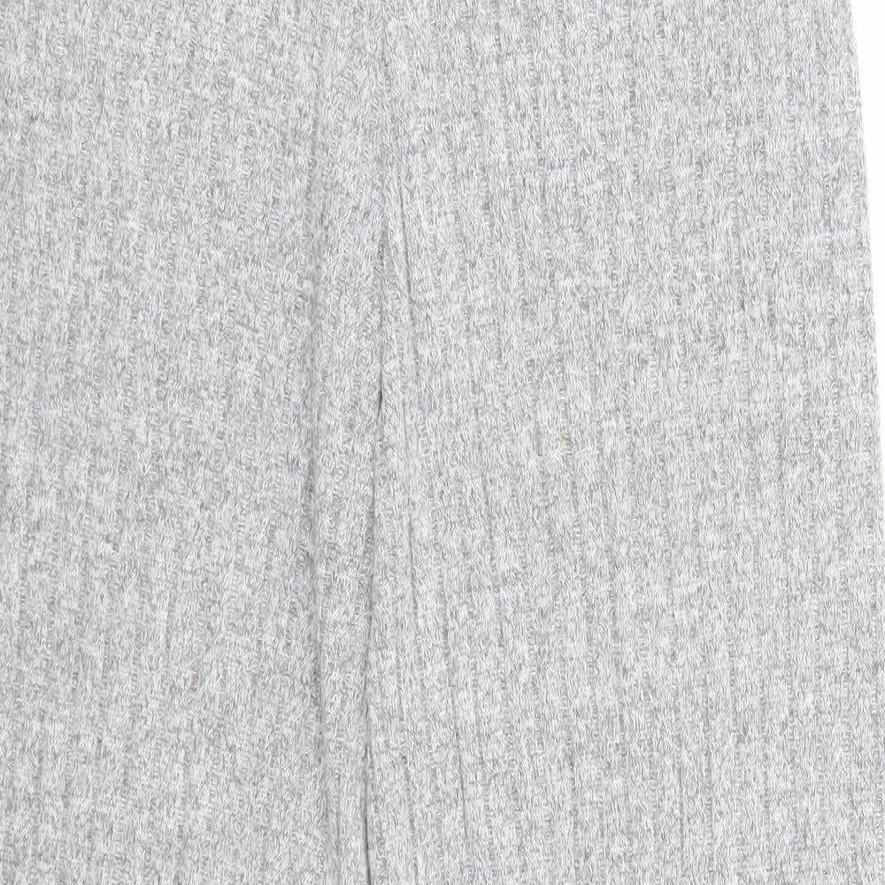 Preworn Womens Grey Striped  Trousers   L26 in