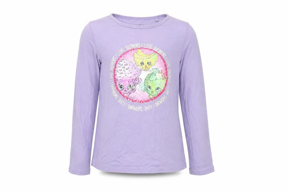 NEXT Girls Purple   Basic T-Shirt Size 9 Years  - reversible sequins