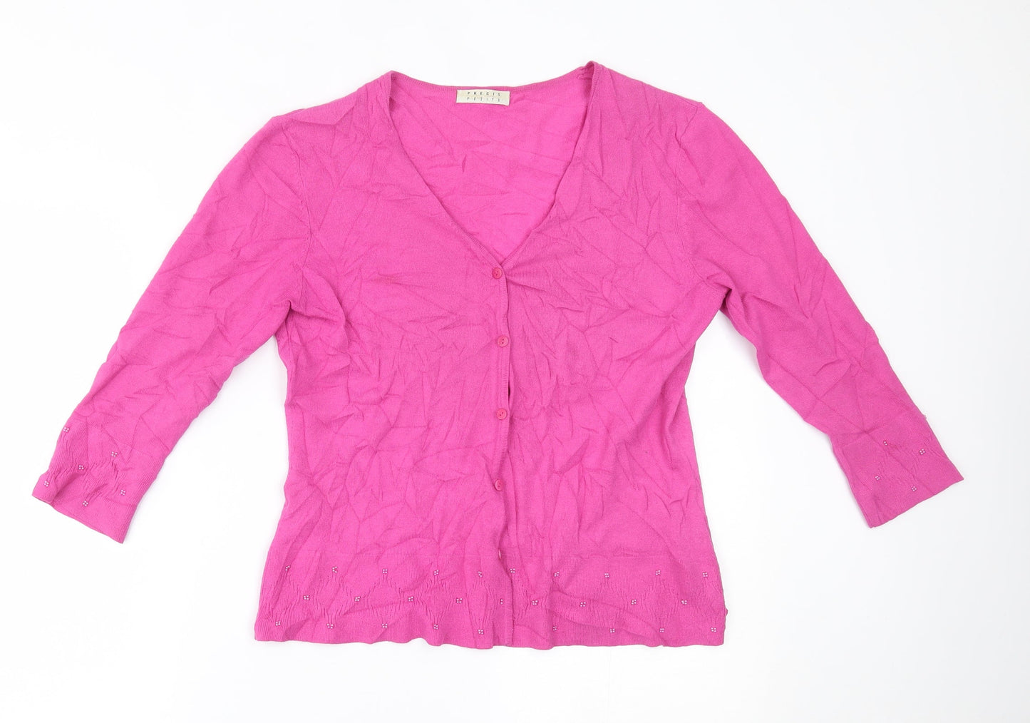 Precis Womens Pink   Cardigan Jumper Size L