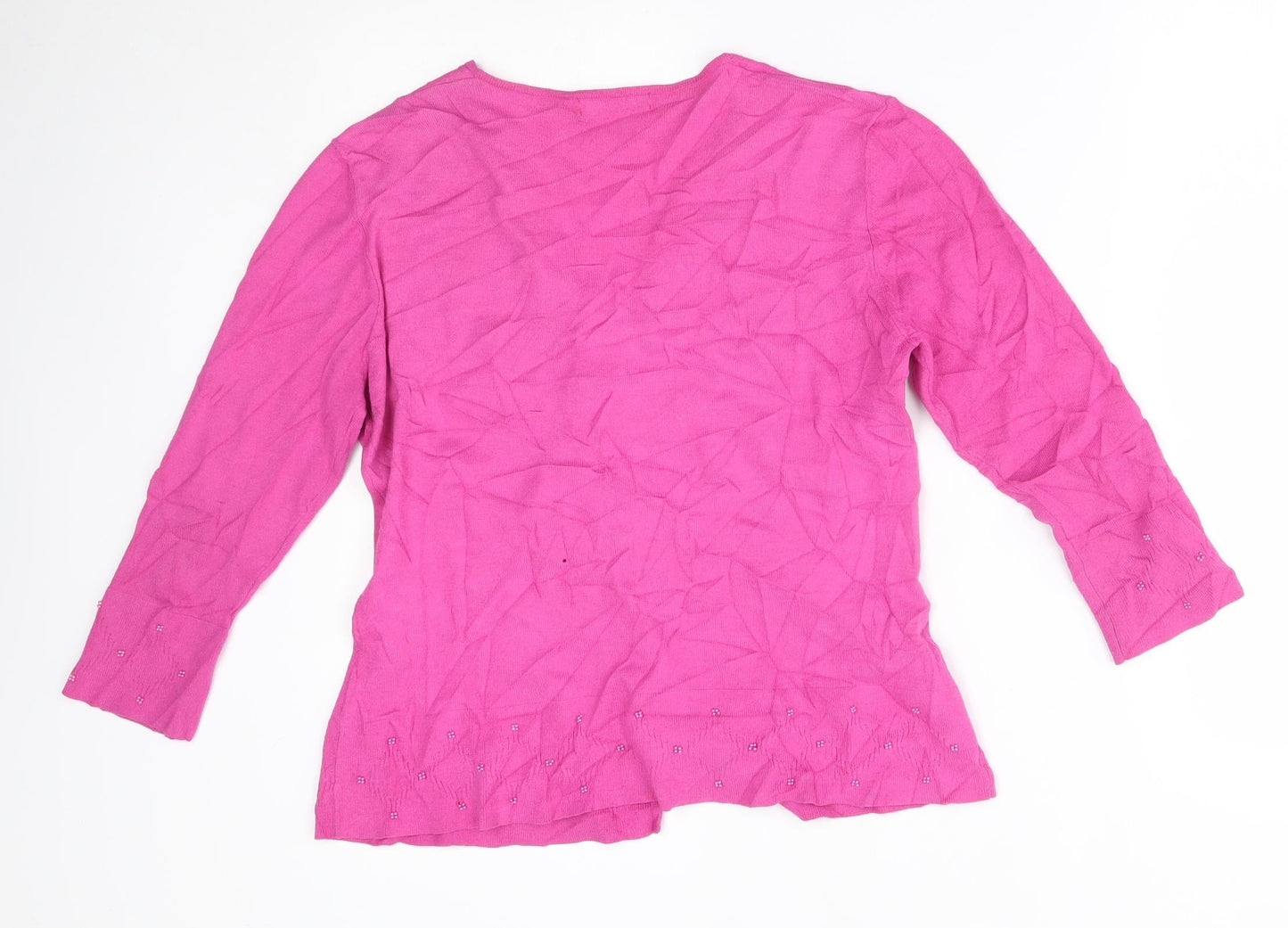Precis Womens Pink   Cardigan Jumper Size L