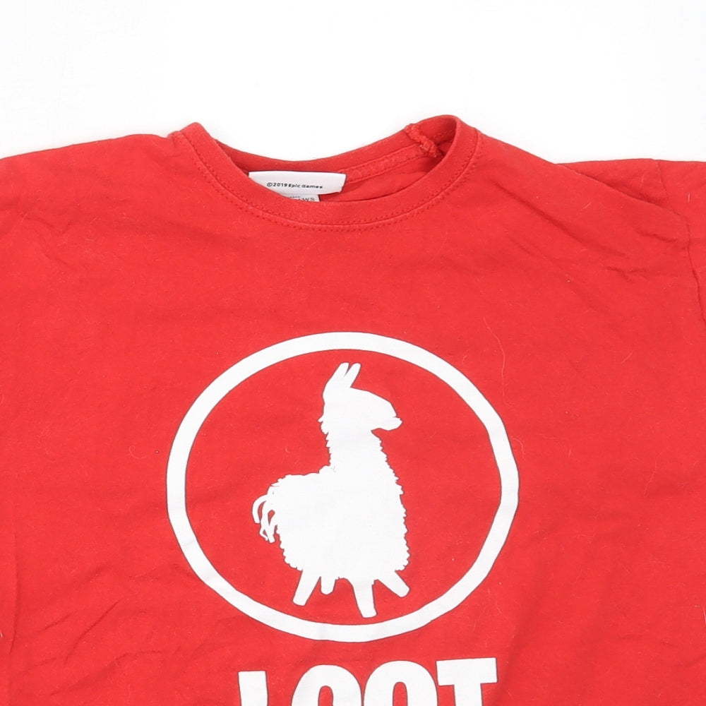 urban outlaws Boys Red    Button-Up Size M  - fortnite, loot