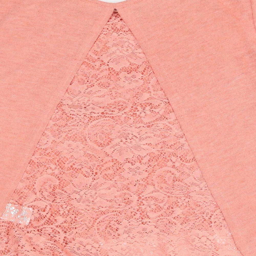 Miss Selfridge Womens Pink   Basic Blouse Size 8