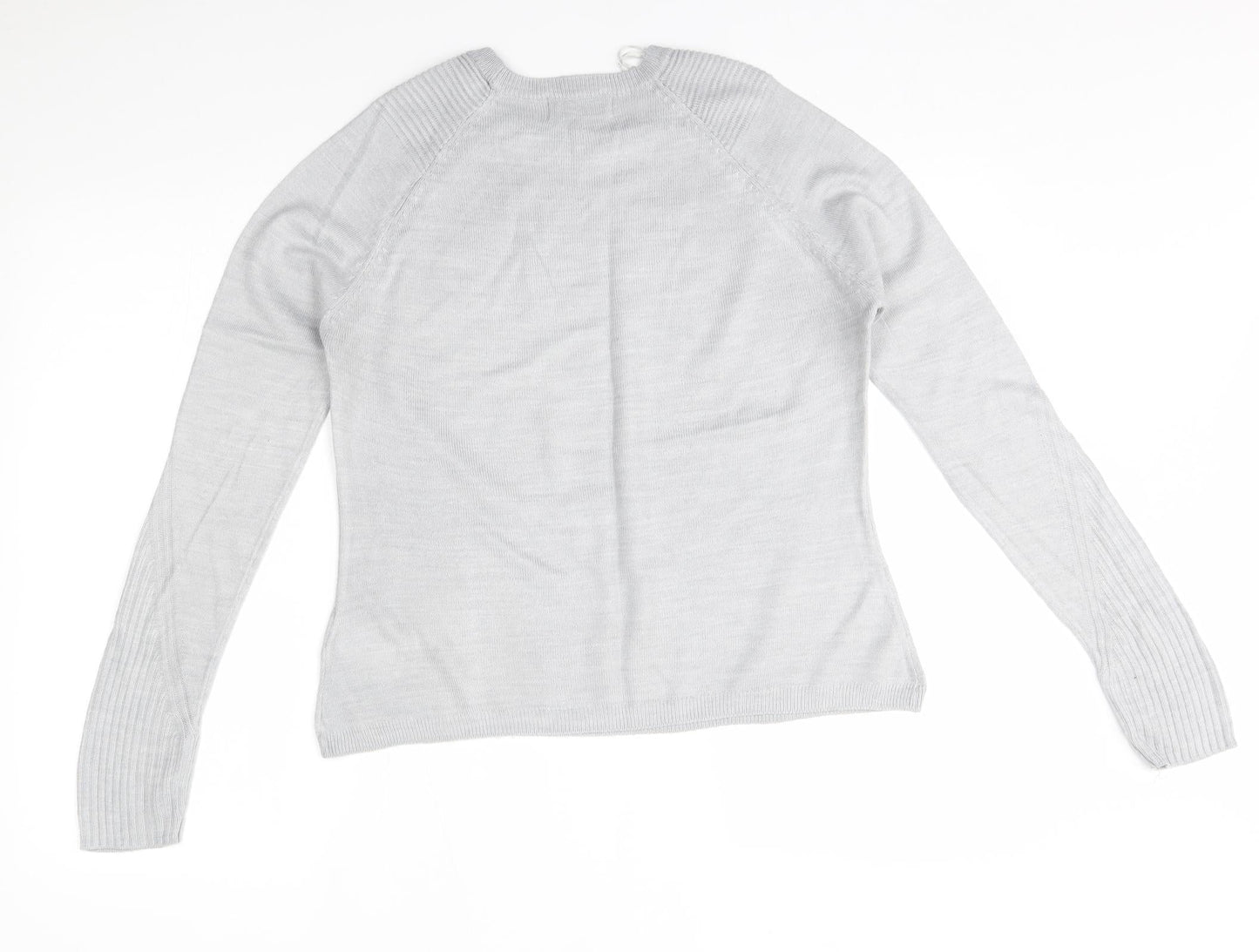 M&S Womens Grey   Pullover Jumper Size 10