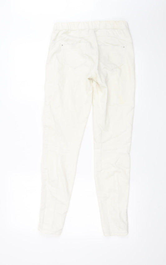 DENIM CO Womens White   Jegging Jeans Size 8 L29 in