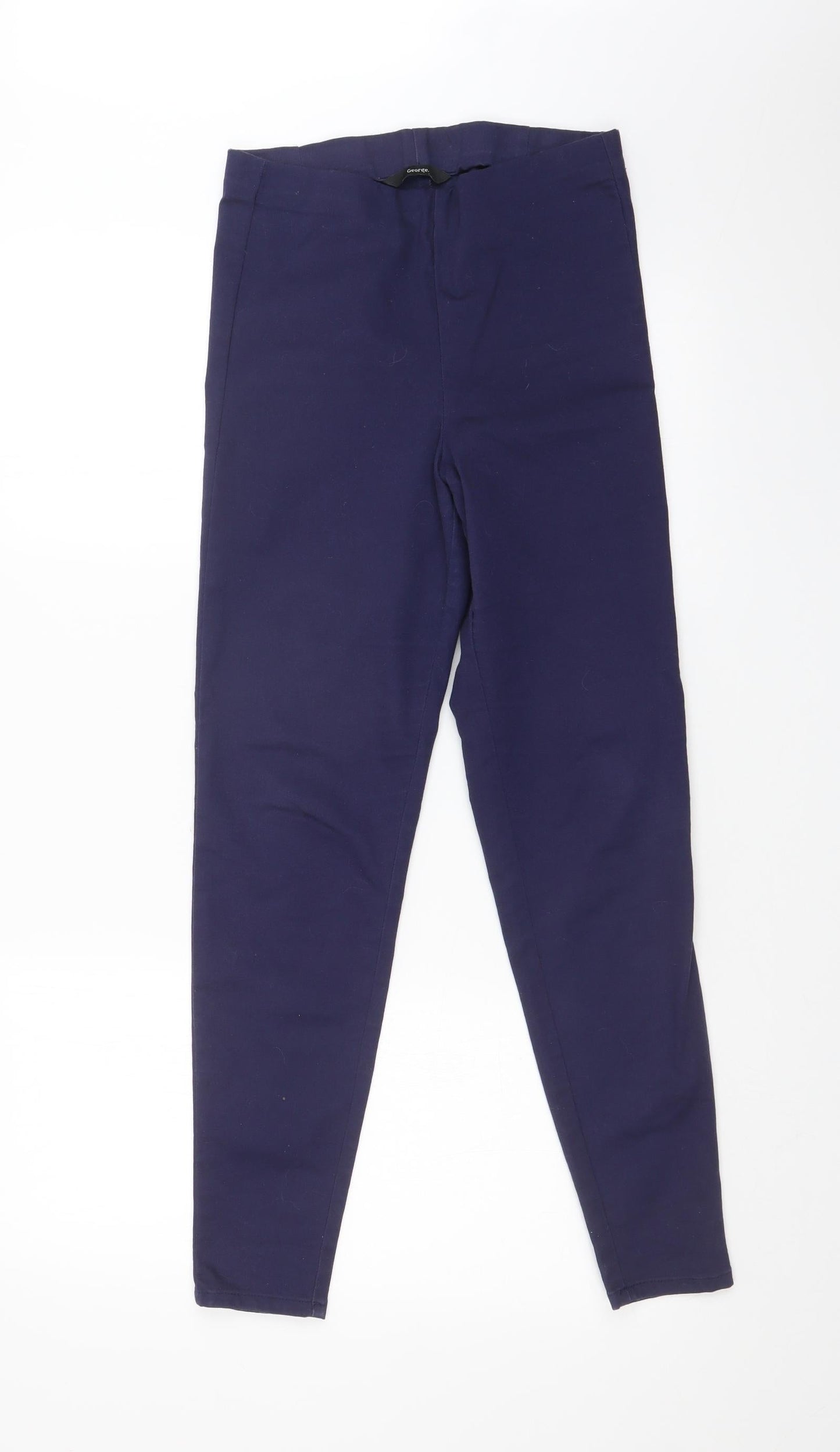 George Womens Blue   Trousers  Size 8 L26 in
