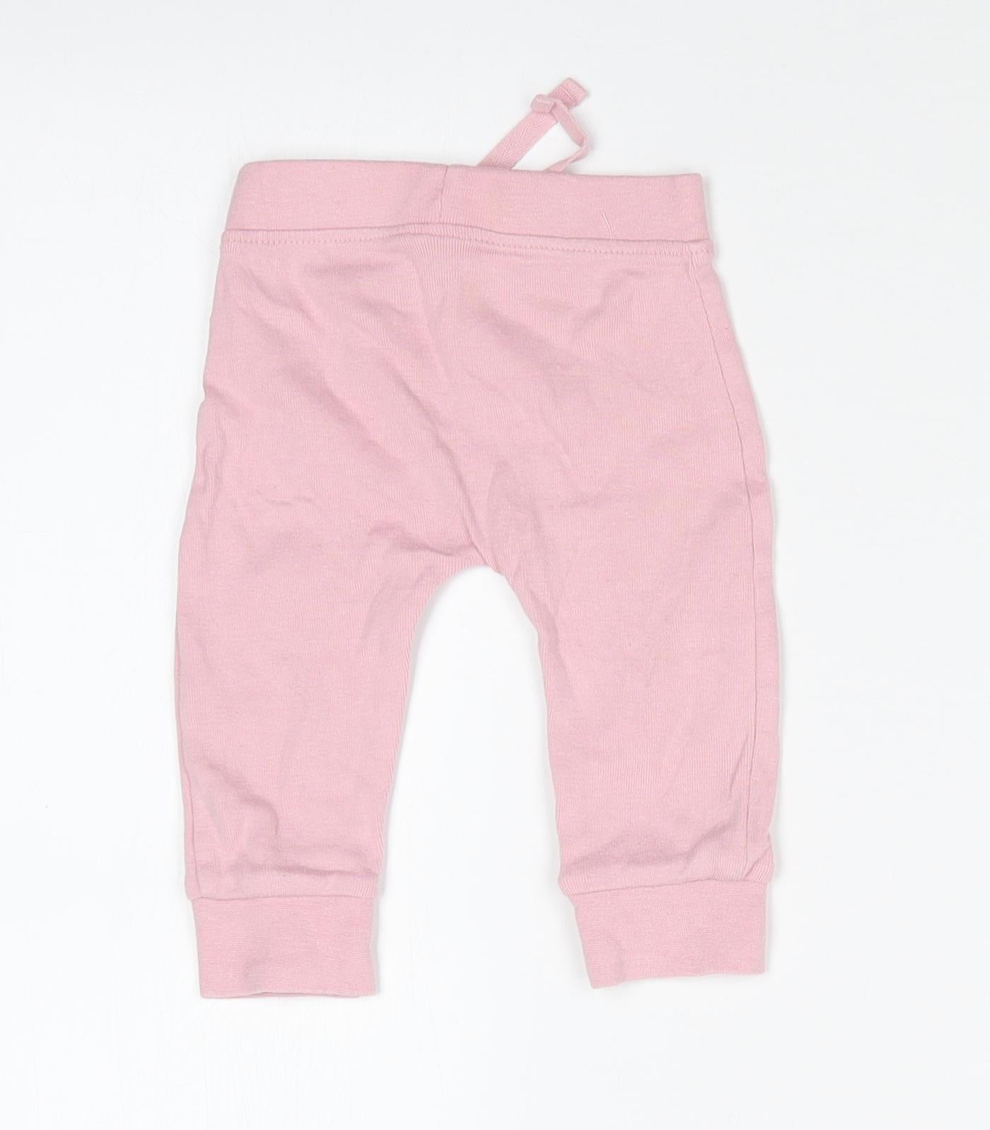 George Baby Pink   Jogger Leggings Size 3-6 Months