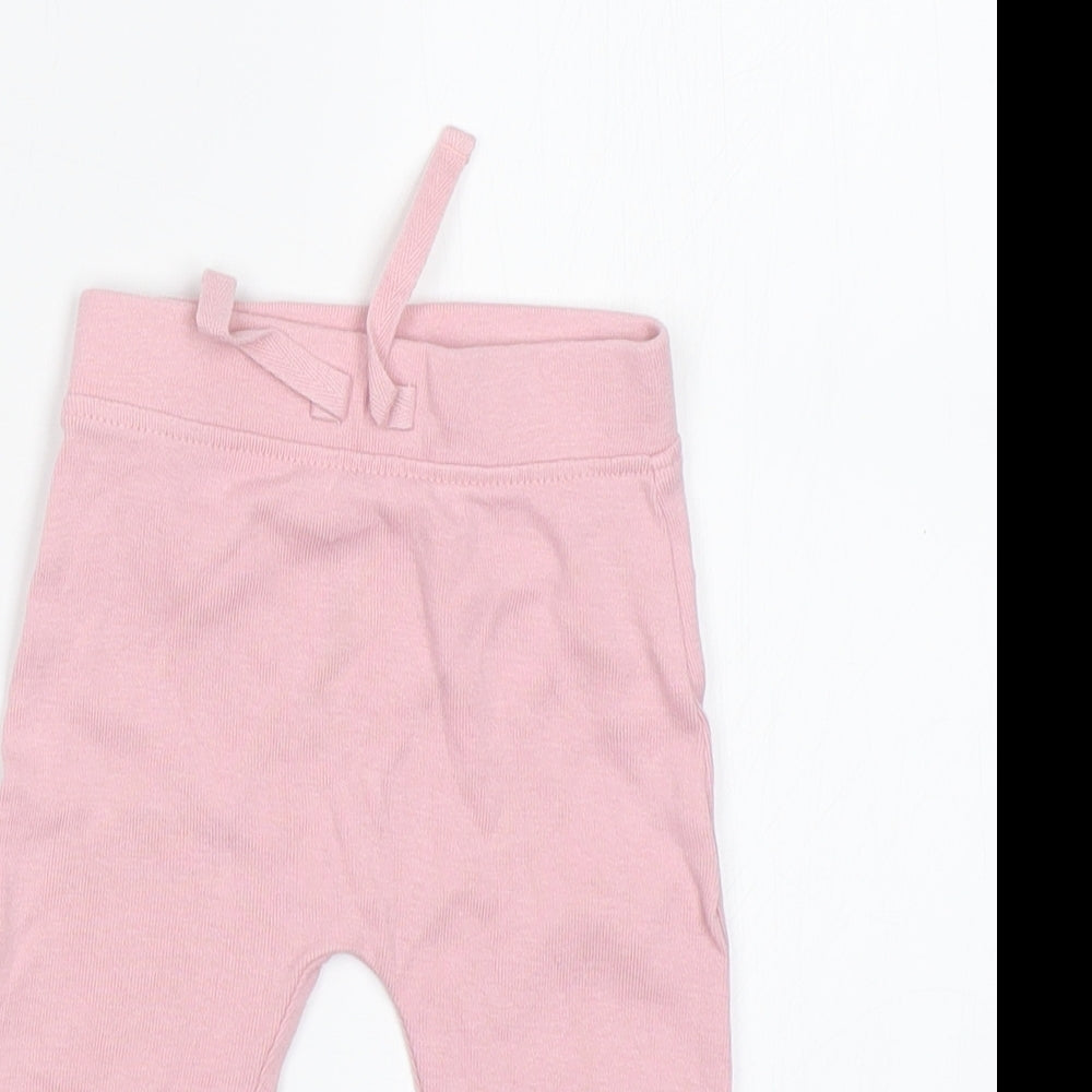 George Baby Pink   Jogger Leggings Size 3-6 Months