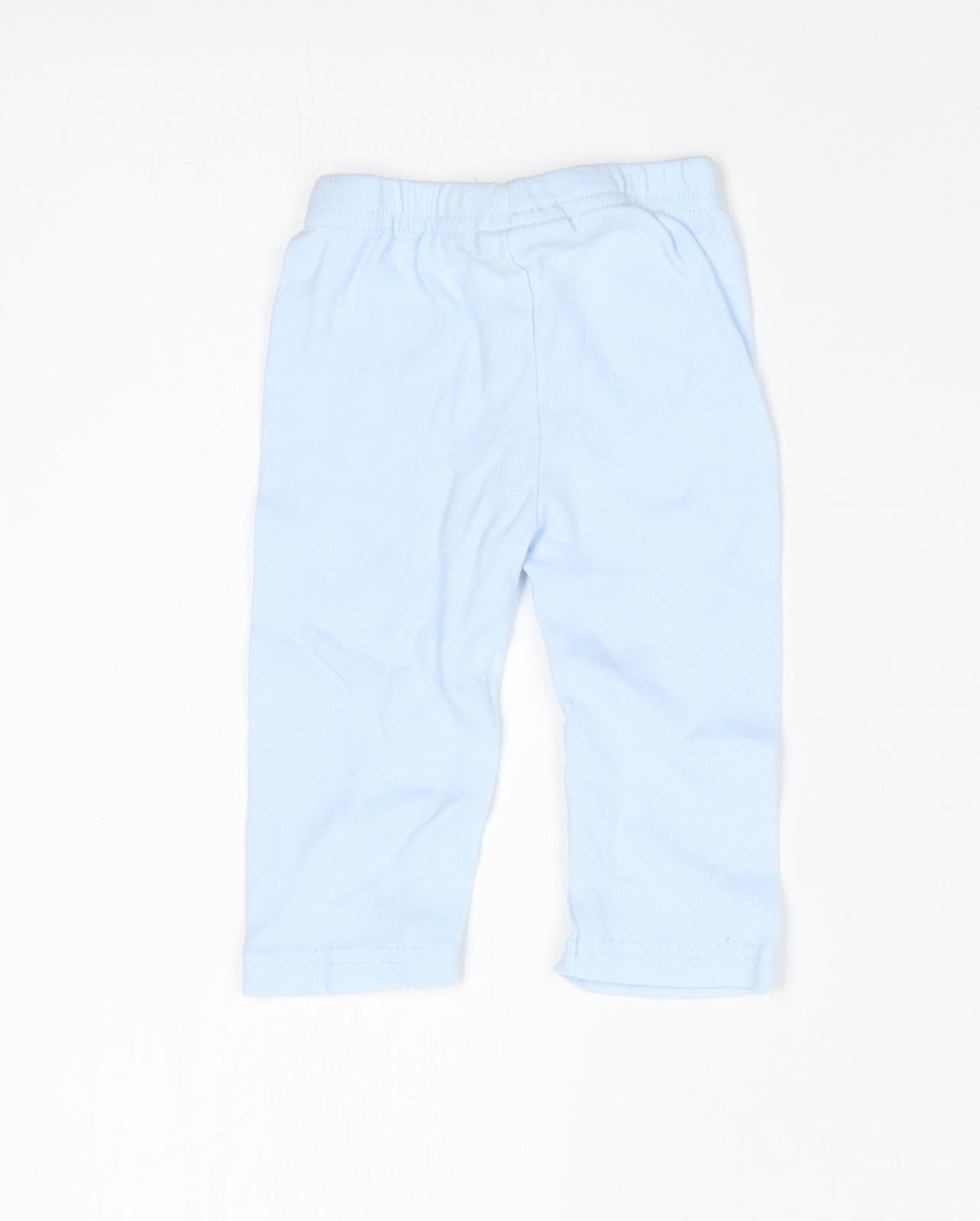 BEBE BONITO Baby Blue   Jogger Leggings Size 3-6 Months