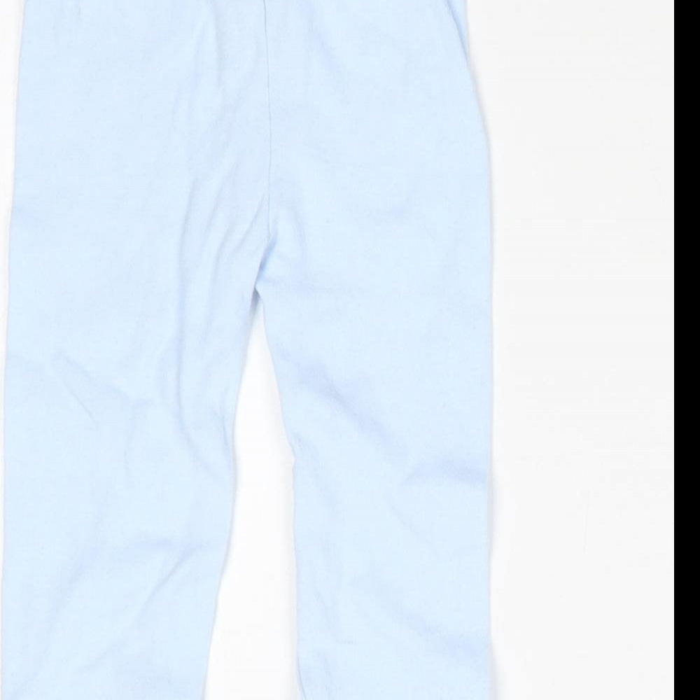 BEBE BONITO Baby Blue   Jogger Leggings Size 3-6 Months