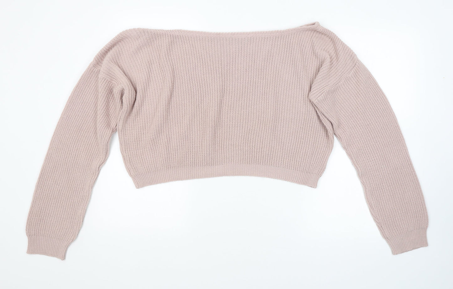 PRETTYLITTLETHING Womens Pink   Pullover Jumper Size L