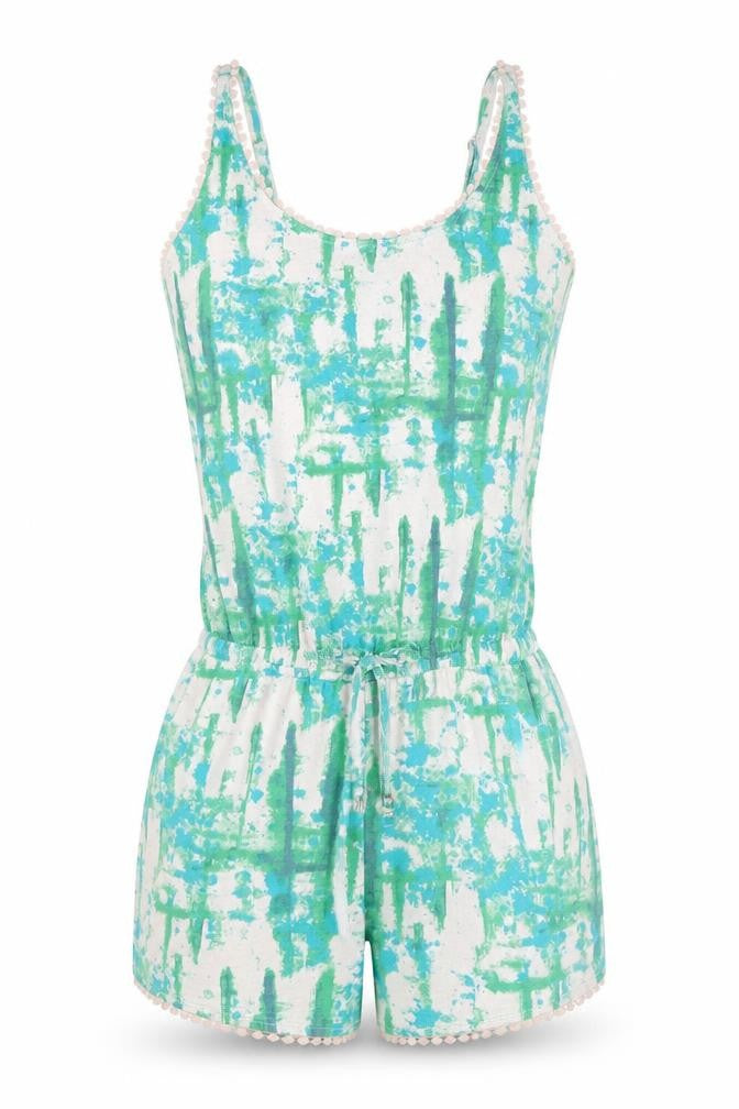 F&F Womens Green   Playsuit One-Piece Size 8