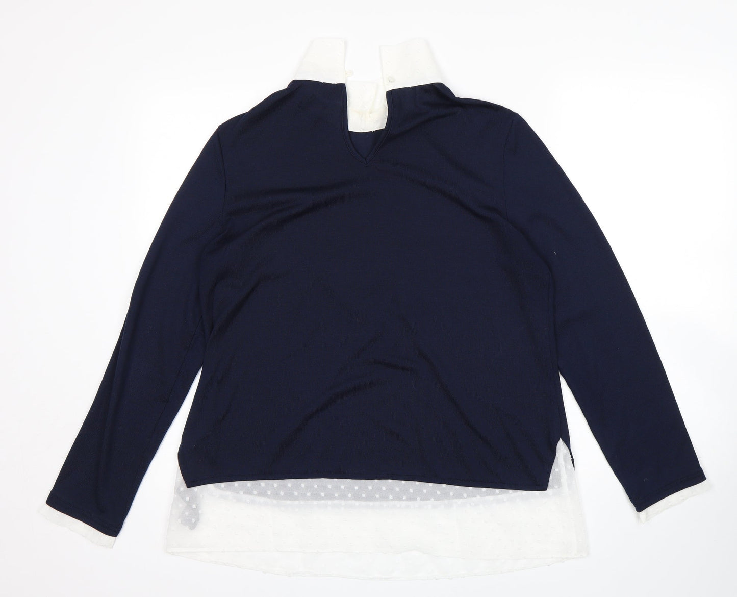 Dorothy Perkins Womens Blue   Pullover Jumper Size 14