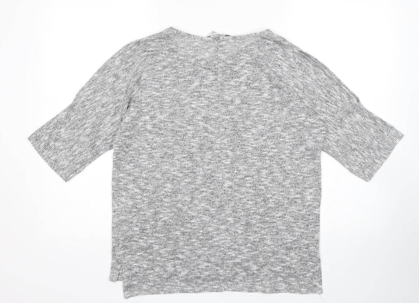 Peacocks Womens Grey   Pullover Jumper Size 14