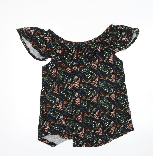 Pep&co Womens Multicoloured Animal Print  Basic Tank Size 12