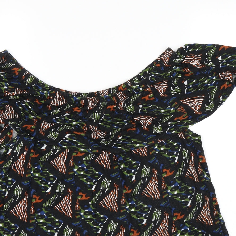 Pep&co Womens Multicoloured Animal Print  Basic Tank Size 12
