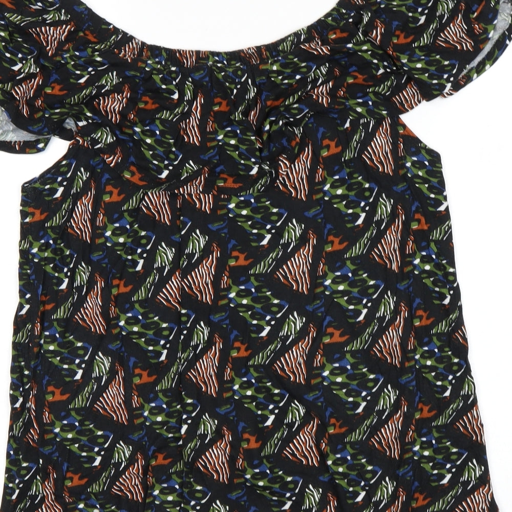 Pep&co Womens Multicoloured Animal Print  Basic Tank Size 12
