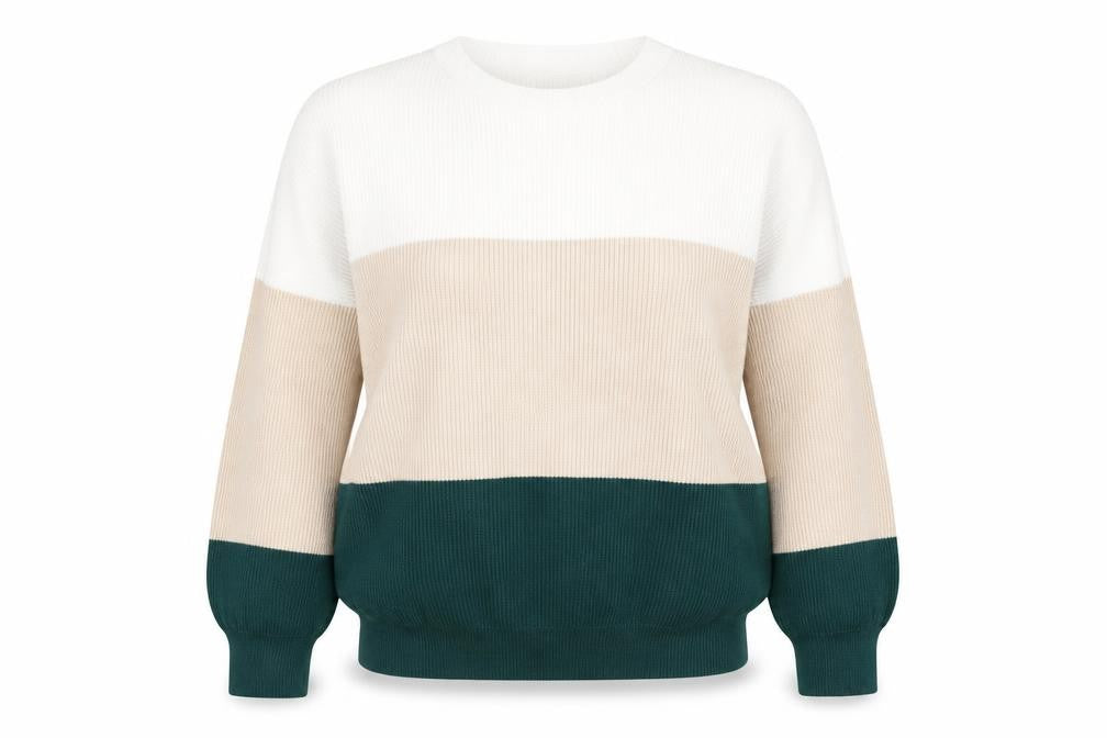 SheIn Womens Multicoloured Striped  Pullover Jumper Size S