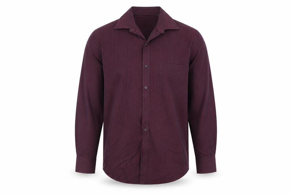 Jack reid Mens Purple Striped   Button-Up Size 14.5