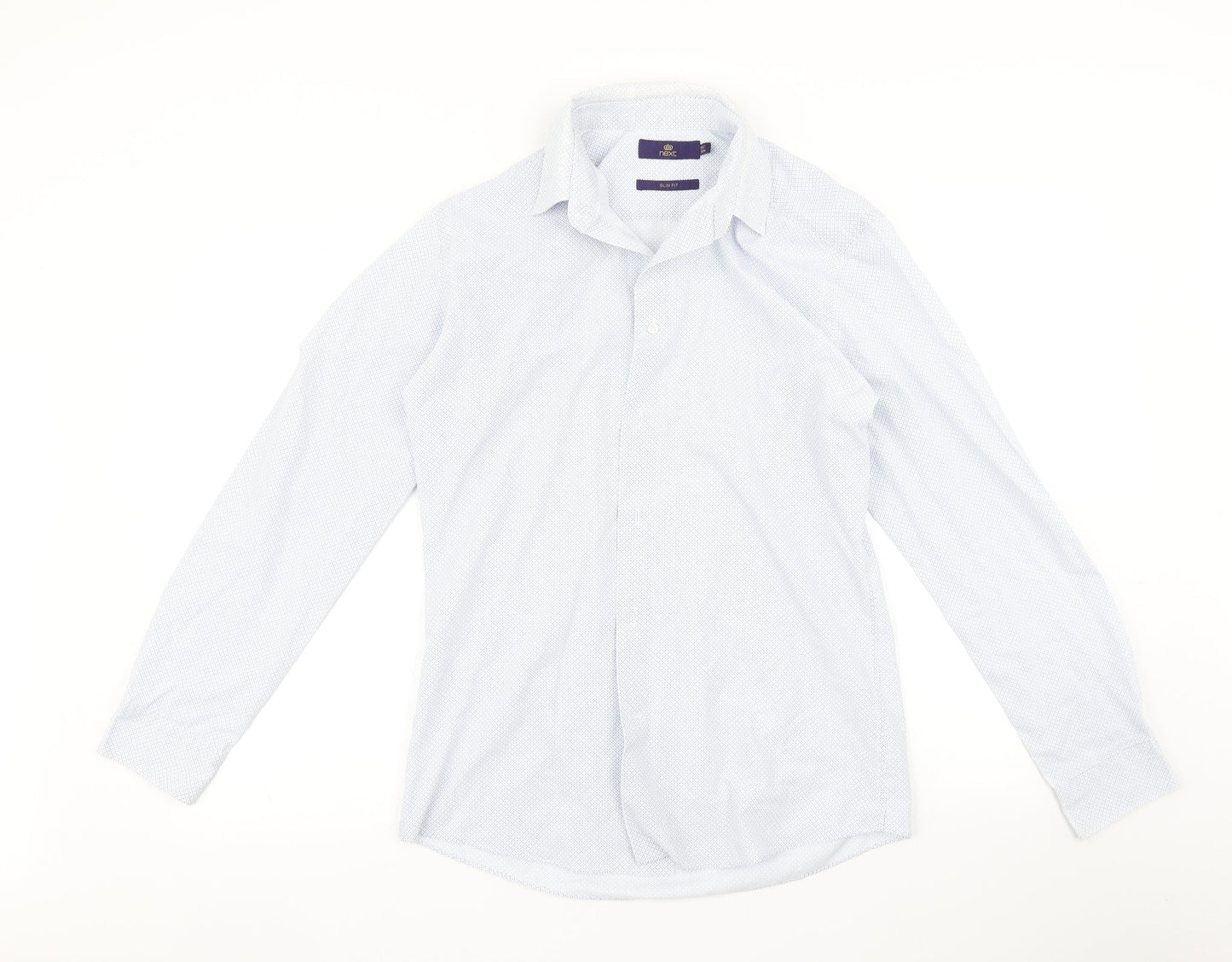 NEXT Mens Blue    Button-Up Size 15.5