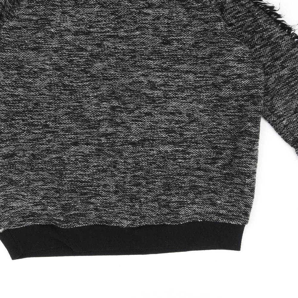 Zara Womens Black   Pullover Jumper Size M