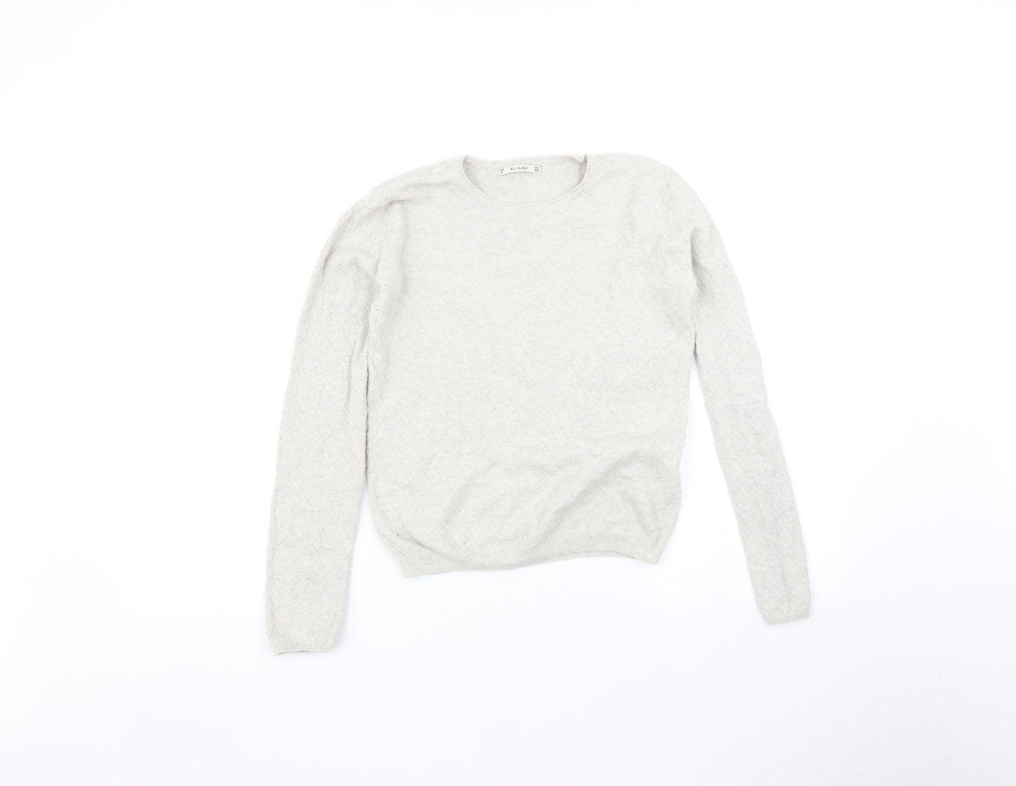 Pull & Bear Womens Beige   Pullover Jumper Size S