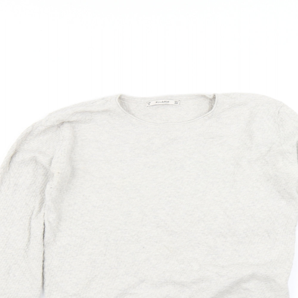 Pull & Bear Womens Beige   Pullover Jumper Size S