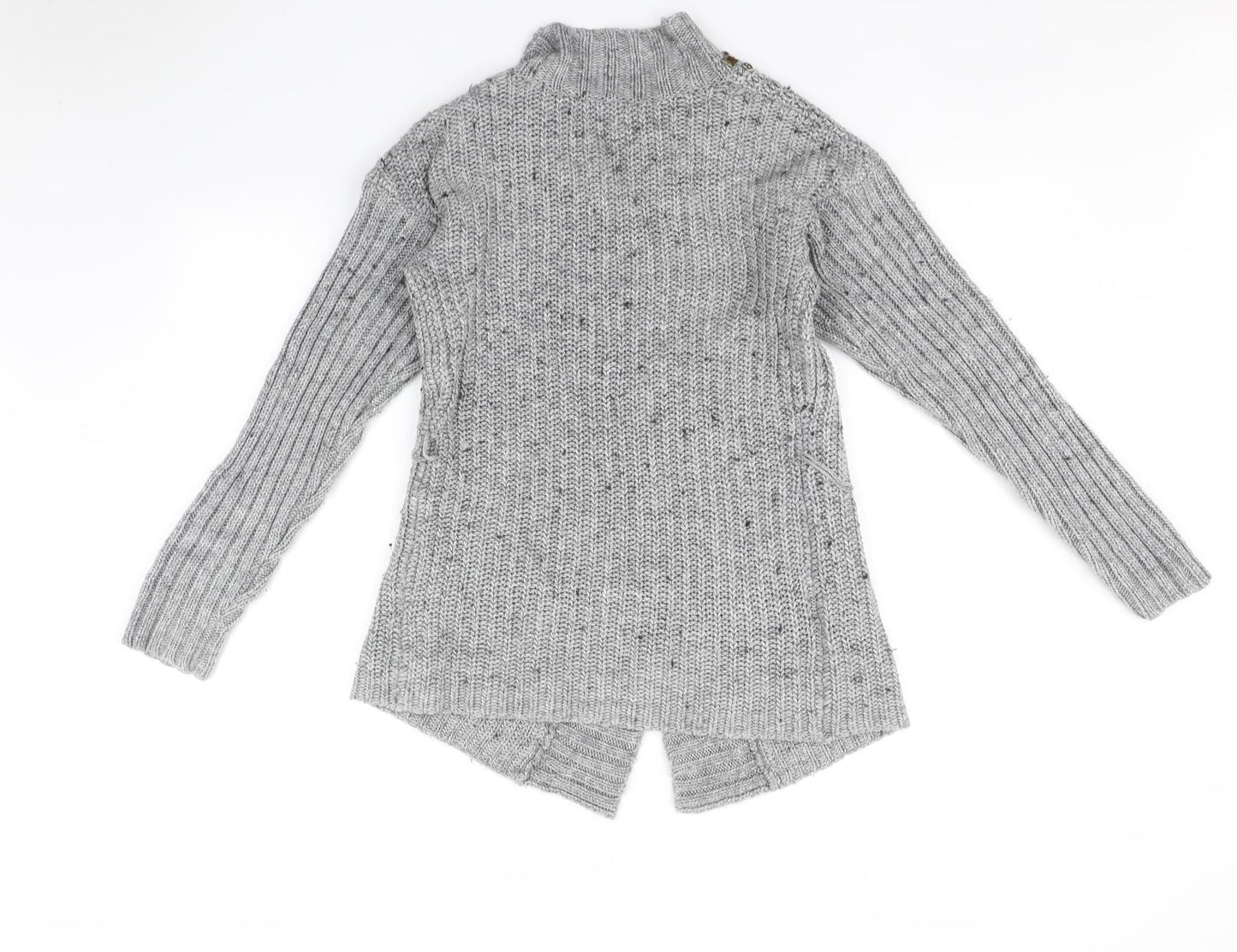 Dorothy Perkins Womens Grey   Cardigan Jumper Size 8