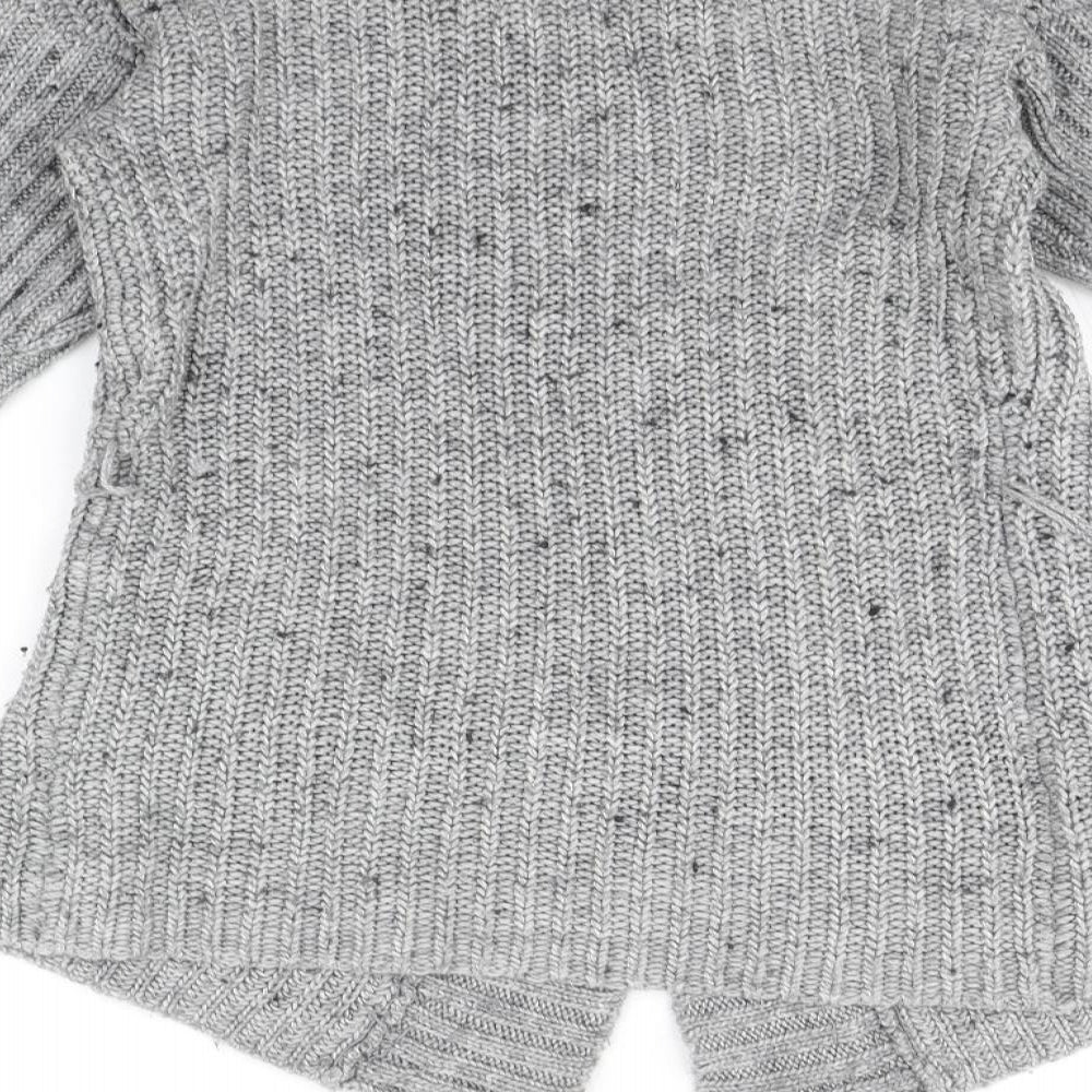 Dorothy Perkins Womens Grey   Cardigan Jumper Size 8